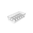 Organizador de ovos porta ovos clear fresh natural 18 ovos of100 ou Organizador de ovos porta ovos clear fresh natural 18 ovos of100 ou
