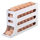 Organizador de Ovos Porta Ovos Geladeira Bandeja 4 Andares 30 Ovos Dispenser