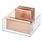 Organizador de paletas de maquiagem iDesign Clarity Plastic sem BPA