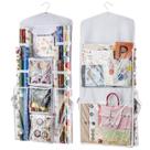 Organizador de papel de embrulho EOLIMEX Hanging Gift Storage branco