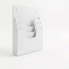 Organizador de Parede MDF A4 Porta Documento Vertical Escritório Consultório Expositor Multiuso
