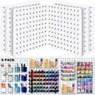 Organizador de parede Pegboard BOLUTDIF Modular 6 unidades - branco Organizador de parede Pegboard BOLUTDIF Modular 6 unidades - branco