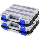 Organizador de Peças Pequenas Weyleity com 34 Compartimentos, Dupla Face Organizador de Peças Pequenas Weyleity com 34 Compartimentos, Dupla Face