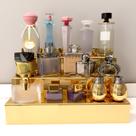 Organizador de perfume Display Riser YMVV Mirror Gold Acrylic Organizador de perfume Display Riser YMVV Mirror Gold Acrylic