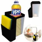 Organizador de Pia Cozinha Porta Detergente e Esponja Multi Cores Organizador de Pia Cozinha Porta Detergente e Esponja Multi Cores
