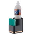 Organizador de Pia Porta Detergente liquido e Bucha Esponja Cozinha Preto Cobre Rose Gold - 1253PTR Future