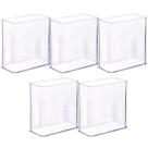 Organizador de plástico acrílico 14,6 x 7,3 x 15,75 cm H3 5 unidades Plasutil ref.15513 Organizador de plástico acrílico 14,6 x 7,3 x 15,75 cm H3 5 unidades Plasutil ref.15513