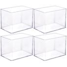 Organizador de plástico acrílico 21,9 x 14,6 x 15,75 cm H3 4 unidades Plasutil ref.15532 Organizador de plástico acrílico 21,9 x 14,6 x 15,75 cm H3 4 unidades Plasutil ref.15532