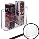 Organizador de plástico acrílico 21,9 x 7,3 x 15,75 cm H3 Plasutil ref.15518 Organizador de plástico acrílico 21,9 x 7,3 x 15,75 cm H3 Plasutil ref.15518