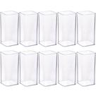 Organizador de plástico acrílico 7,3 x 7,3 x 15,75 cm H3 10 unidades Plasutil ref.15508 Organizador de plástico acrílico 7,3 x 7,3 x 15,75 cm H3 10 unidades Plasutil ref.15508