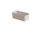 Organizador De Plastico Branco 15X7,5X5,2 Cm Organizador De Plastico Branco 15X7,5X5,2 Cm