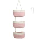 Organizador de porta de algodão Basket TeokJ de 3 camadas, 113 cm