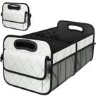 Organizador de Porta-Malas de Carro Deosk 70L - Impermeável e em Poliéster Bege Organizador de Porta-Malas de Carro Deosk 70L - Impermeável e em Poliéster Bege