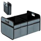 Organizador de porta-malas YSSOA dobrável 50L para carro/SUV/caminhão cinza-verde