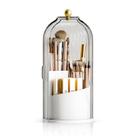 Organizador de porta-pincéis de maquiagem MSHOMELY 360 Rotating White