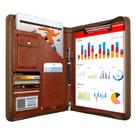 Organizador de portfólio WRIYES Leather Planner Binder A4 Brown