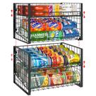 Organizador de prateleiras de latas JKSmart empilhável de 2 camadas para 62 latas