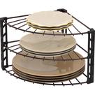 Organizador de prateleiras Simple Houseware de 3 camadas Counter Corner Bronze