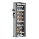 Organizador de sapateiras Shelf VILICK de 10 camadas cinza 45x30x158cm