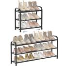 Organizador de Sapatos Metálico Expandível de 3 Níveis ENJOYBASICS