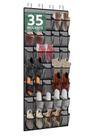 Organizador de sapatos PAULONE 35 Pocket Over the Door (cinza) Organizador de sapatos PAULONE 35 Pocket Over the Door (cinza)