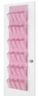 Organizador de sapatos Whitmor 24 Pocket Over the Door - rosa