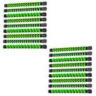 Organizador de soquetes ALOANES 18 PC ABS com unidade de 1/2, 3/8 e 1/4 de polegada