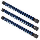Organizador de soquetes ALOANES 3 PC ABS de 1/4 polegada Drive Socket Rail