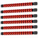 Organizador de soquetes ALOANES 6 PC ABS 3/8 polegadas Drive Socket Rail