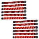 Organizador de soquetes ALOANES ABS 12 PC para unidade de 1/2, 3/8, 1/4 de polegada