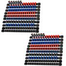 Organizador de soquetes Reniteco Drive ABS Tools 18 peças
