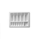 ORGANIZADOR De Talheres 432X310MM 12 DIV. BRANCO - OC020 ORGANIZADOR De Talheres 432X310MM 12 DIV. BRANCO - OC020