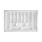 Organizador De Talheres DT122 Moldplast Branco CINZA