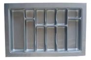 Organizador De Talheres DT43 Moldplast Cinza