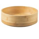 Organizador De Temperos Giratório Em Bambu Natural Keep 25cm