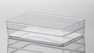 Organizador diamond 22,5x 15x 5,2cm cristal Organizador diamond 22,5x 15x 5,2cm cristal