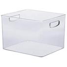 Organizador diamond 25x 25 x 17 multiuso casa escritorio quarto brinquedos caixa s/ tampa acrilico grande produtos limpeza geladeiras closet roupas