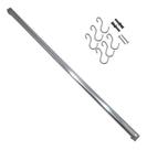 Organizador Dinox 39 cm Aço Inox Para Talheres 6 Ganchos
