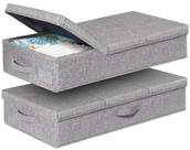 Organizador Dobrável para Debaixo da Cama Punemi 2 Unidades 79 x 40 x 15 cm
