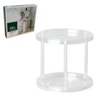 Organizador Duplo Redondo Giratório em Acrílico 23 cm - Paramount