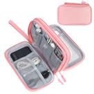 Organizador eletrônico FYY, bolsa impermeável para viagens rosa