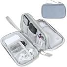 Organizador eletrônico FYY Travel Cable Bag impermeável cinza