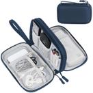 Organizador eletrônico FYY Travel Cable Bag Waterproof Navy