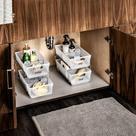 Organizador empilhável madesmart, pacote com 2 camadas, Frost BPA Free