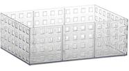 Organizador Empilhavel Transparente 23x16x8cm Quadratta 840 Paramount