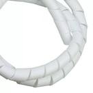 Organizador Fios E Cabos Espiral Spiraduto 1/4" Branco 5mts Organizador Fios E Cabos Espiral Spiraduto 1/4" Branco 5mts