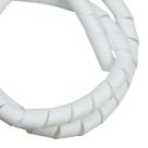 Organizador Fios E Cabos Espiral Spiraduto 3/4 Branco 5mts Organizador Fios E Cabos Espiral Spiraduto 3/4 Branco 5mts