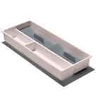 Organizador Gave Talher 3 Comp 6x41x14cm Organizador Gave Talher 3 Comp 6x41x14cm