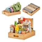 Organizador Gaveta Bambu Armario Cozinha MultiusoAjustável Organizador Gaveta Bambu Armario Cozinha MultiusoAjustável