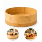 Organizador Giratório Bambu Cozinha Multiuso Temperos Fruteira Ou Maquiagens Organizador Giratório Bambu Cozinha Multiuso Temperos Fruteira Ou Maquiagens